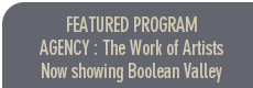 AGENCY: The Work of Artists