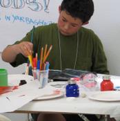 Young Artist Painting