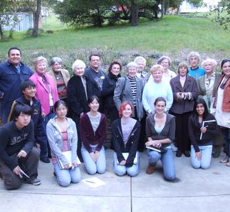 Volunteers with MSG Members