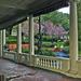 The side veranda of Montalvo's historic villa.