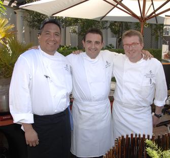Chefs from Quattro Restaurant