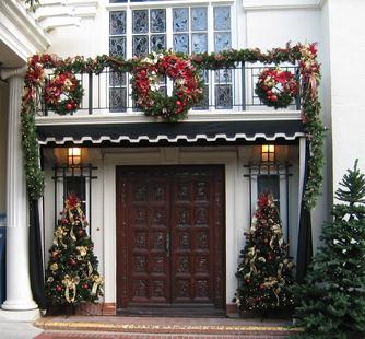 Yuletide Spanish Doors