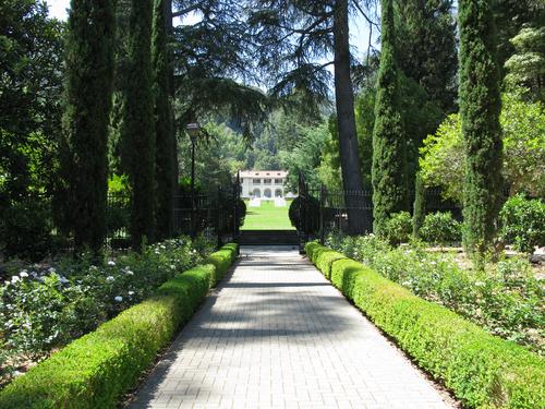 View of the historic Villa from the Italianate Garden