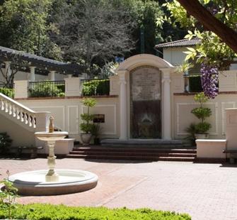 The Spanish Courtyard at Montalvo