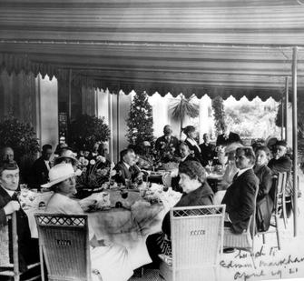 Lunch for Edwin Markham on April 29, 1921