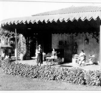 A performance in the Garden Theatre