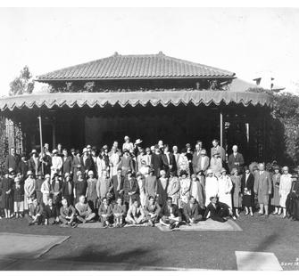 Group photo at Montalvo, September 18, 1926