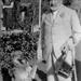 Senator Phelan and his dog, Boz, at Villa Montalvo