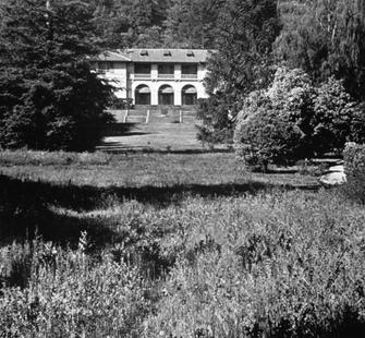View of the Villa from the Front Lawn.
