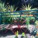 A cart full of plants and flowers for Montalvo's gardens