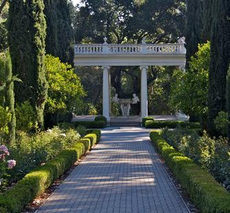 The Love Temple at the north end of the Italianate Garden.