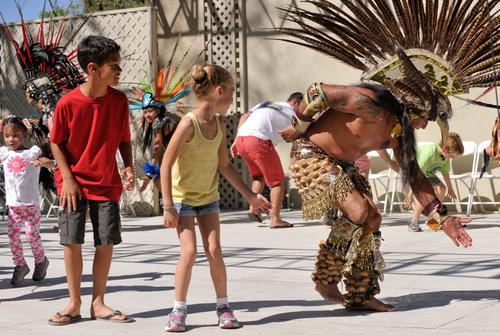 Aztec Dancers at Arts Splash