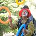 Juggling boy trimmed to square