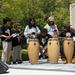 Students in Janetta Coleman's African music class perform at Arts Splash