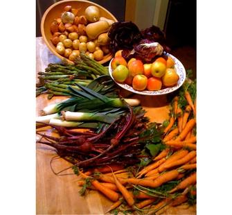 Farmer's Market Produce inspires a Still Life