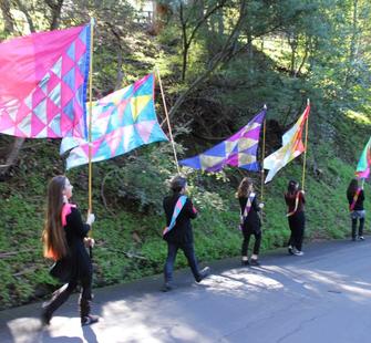 The Irrational Exuberance Flag Raising Ceremony