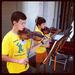 Young violinists in String Camp