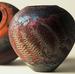 A raku-fired pot.
