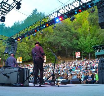 A concert in the Garden Theatre
